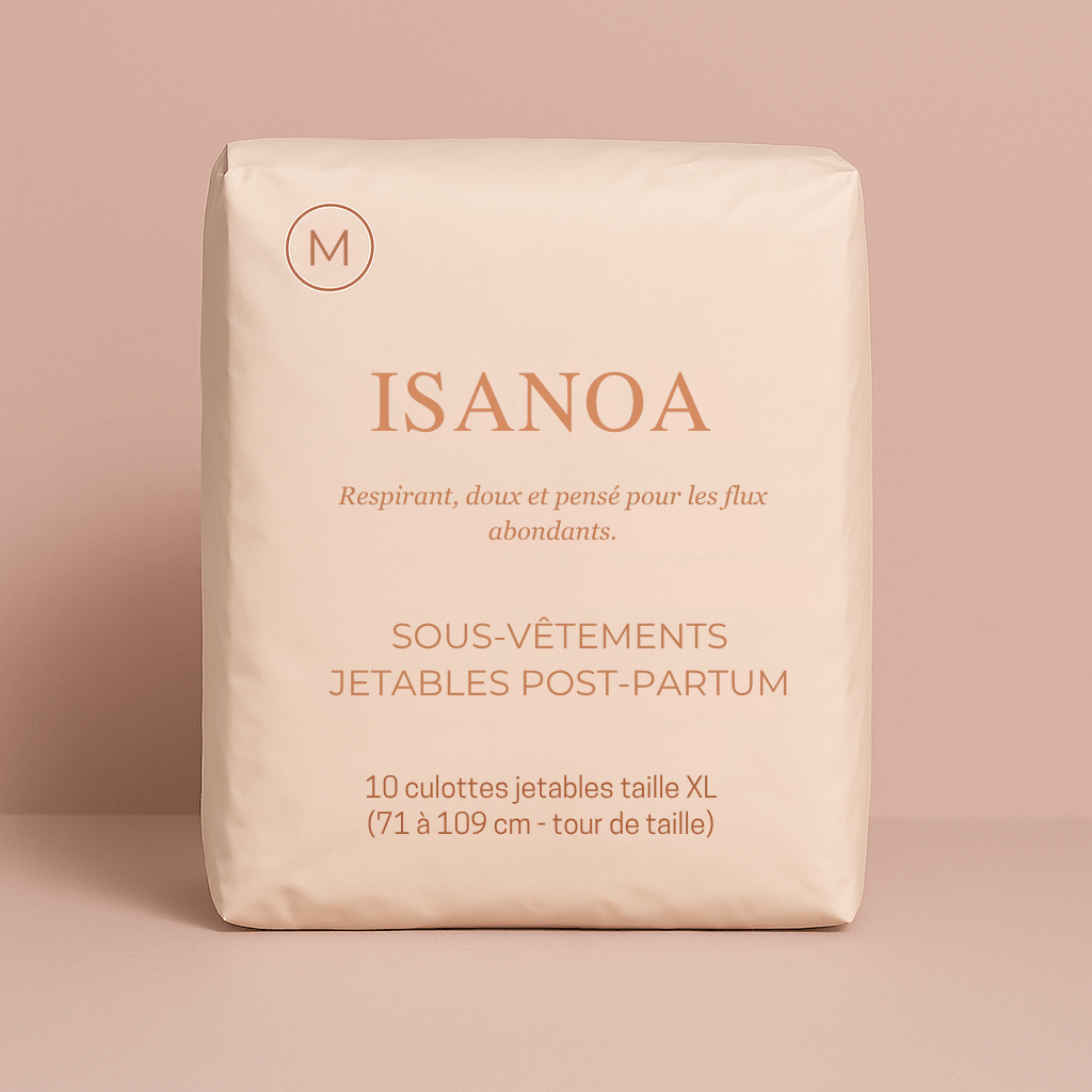 Les sous-vêtements jetables post-partum Isanoa™