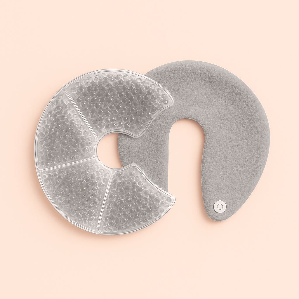 Coussin Thérapeutique Chaud/Froid Isanoa™ – Soulagement Naturel pour Mamans Allaitantes