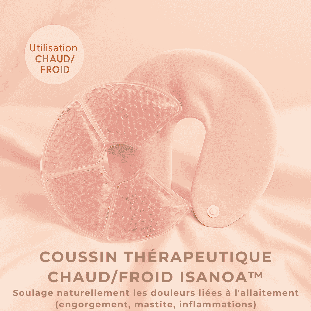 Coussins Thérapeutiques Chaud/Froid Isanoa™ – Soulagement Naturel pour Mamans Allaitantes