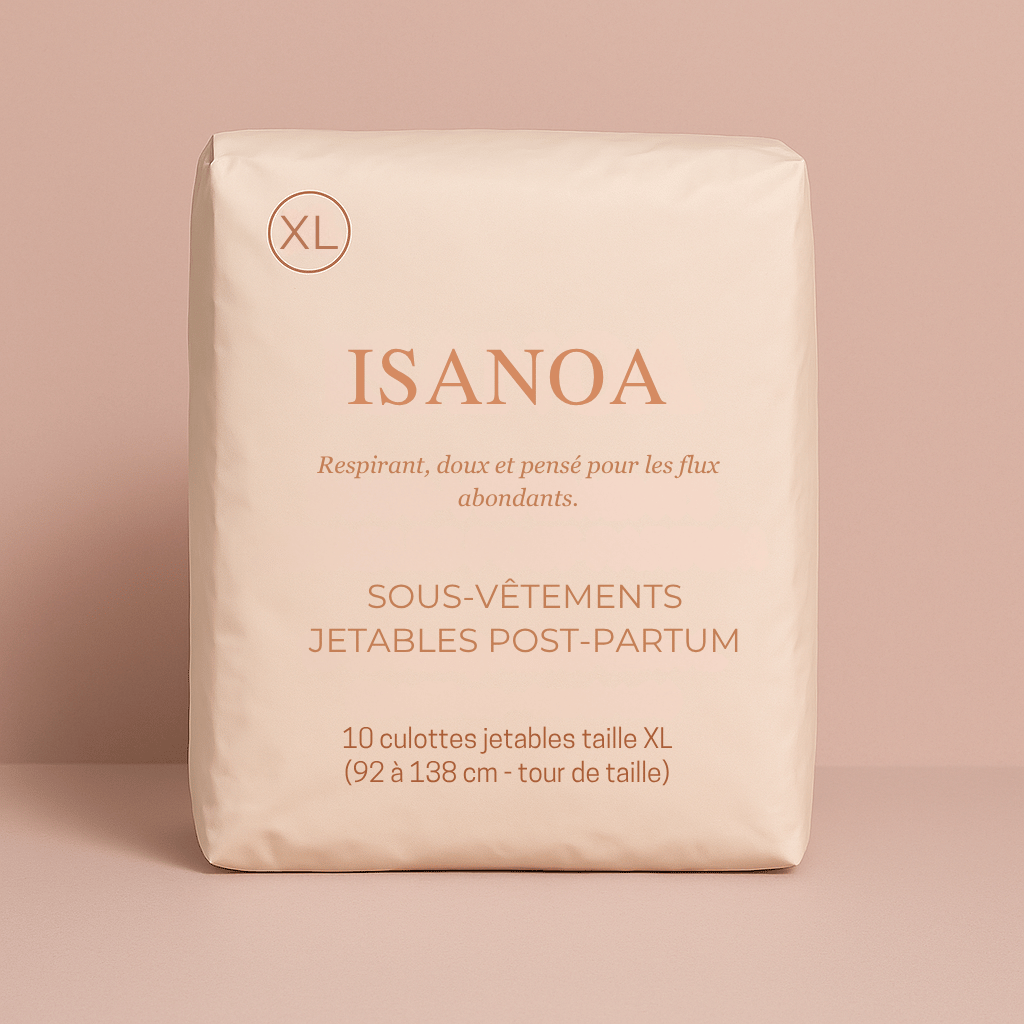 Les sous-vêtements jetables post-partum Isanoa™