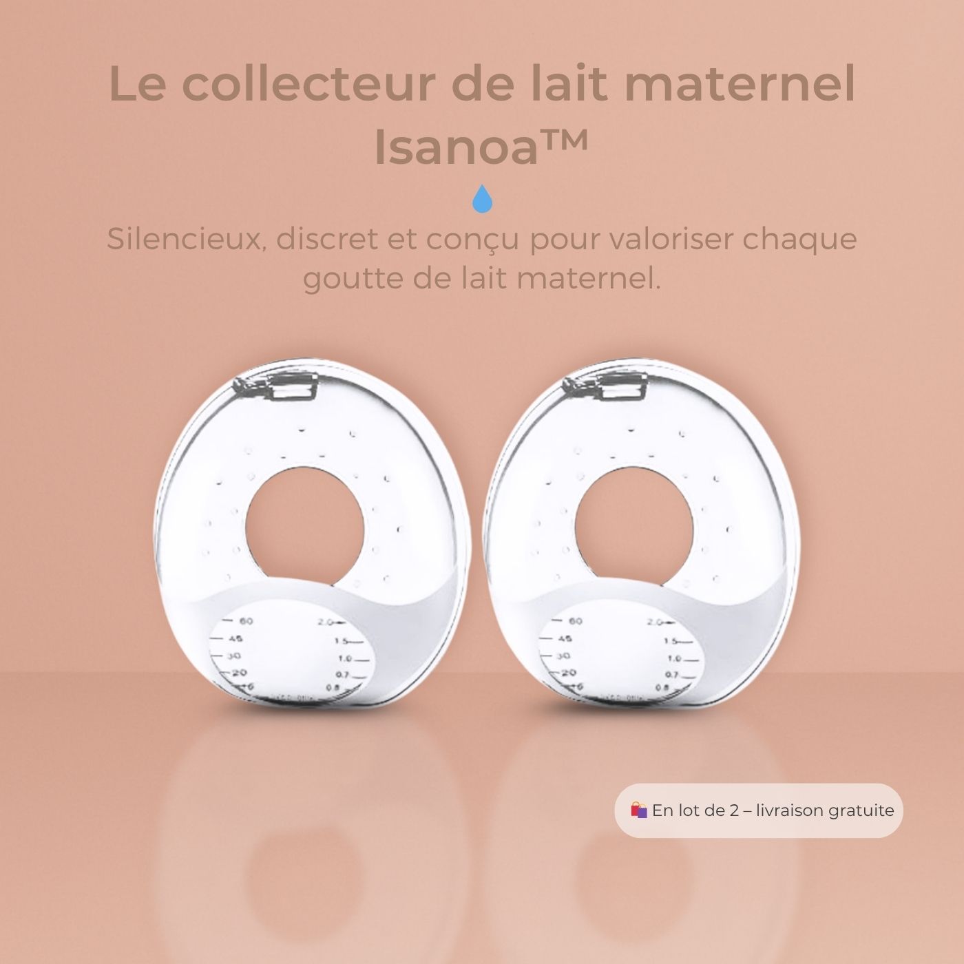 Le collecteur de lait maternel Isanoa™