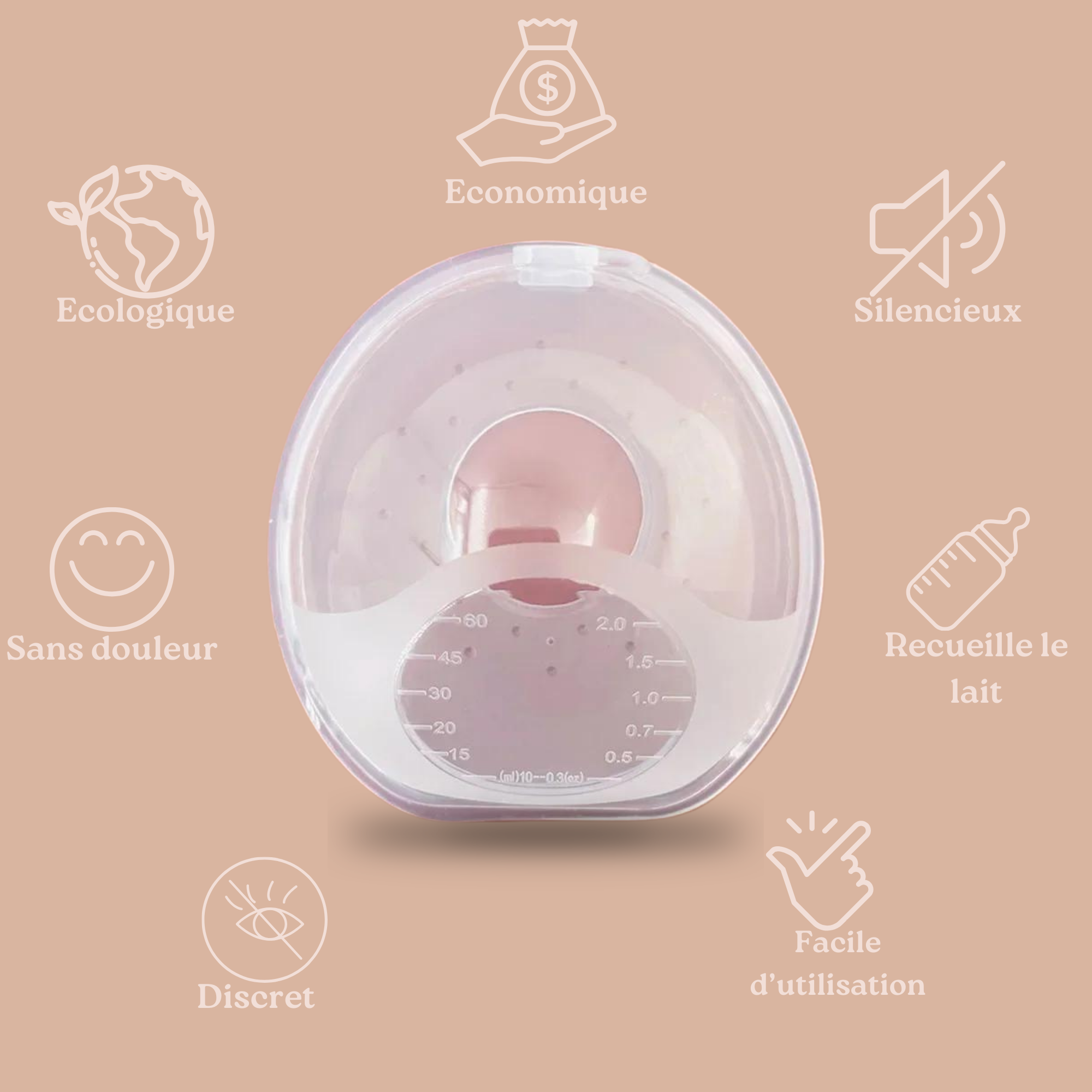 Le collecteur de lait maternel Isanoa™