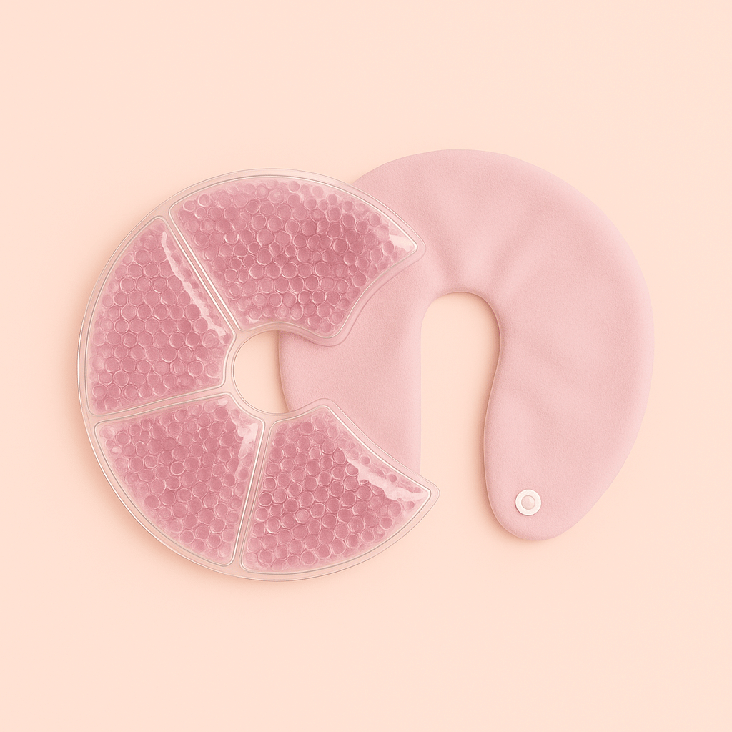 Coussin Thérapeutique Chaud/Froid Isanoa™ – Soulagement Naturel pour Mamans Allaitantes